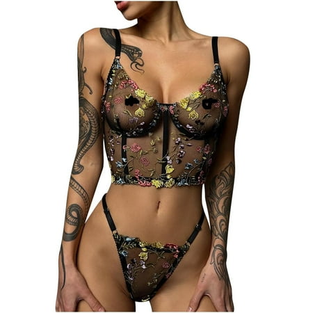 Lingerie For Women Deals!Kizly Womens Lingerie Women s Fashion Casual Floral Embroidery Vest Steel Ring Slim Lingerie Sets Anniversary Gift For Her
Lingerie For Women Deals!Kizly Womens Lingerie Women s Fashion Casual Floral Embroidery Vest Steel Ring Slim Lingerie Sets Anniversary Gift For Her