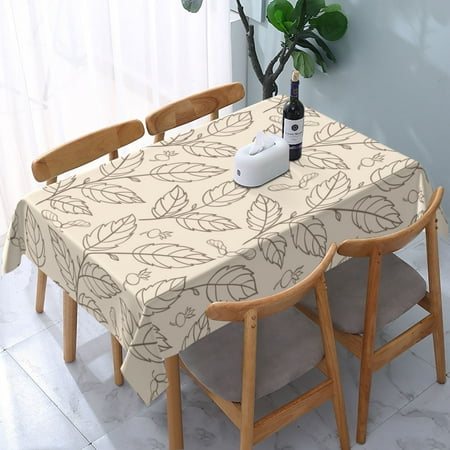 Tablecloth Branches And Leaves Line Wallpaper Table Cloth For Rectangle Tables Waterproof Resistant Picnic Table Covers For Kitchen Dining/Party(54x72in)
Tablecloth Branches And Leaves Line Wallpaper Table Cloth For Rectangle Tables Waterproof Resistant Picnic Table Covers For Kitchen Dining/Party(54x72in)