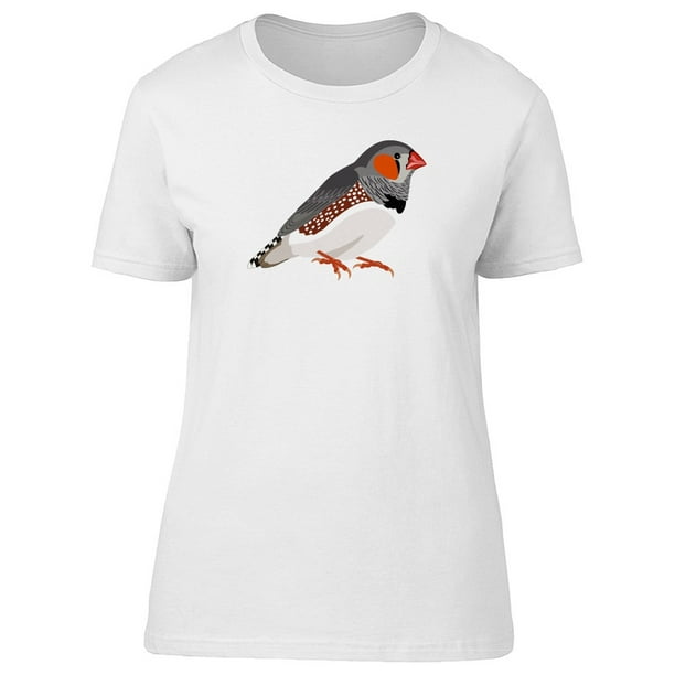 Illustration Of A Zebra Finch Tee Women's -Image by Shutterstock