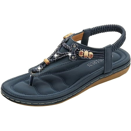 DabuLiu Women Girls Rhinestone Sandals Bohemian Flat Breathable Non-slip Casual Comfortable Beach Shoes Summer New
DabuLiu Women Girls Rhinestone Sandals Bohemian Flat Breathable Non-slip Casual Comfortable Beach Shoes Summer New