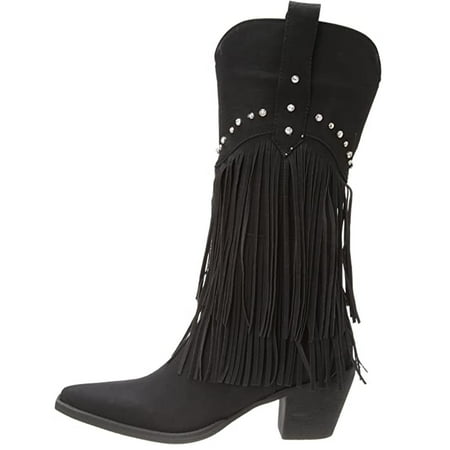 Lanhui Women s Double Tassel Thick Heel Medium Heel Warm Sleeve Boots In Solid Color
Lanhui Women s Double Tassel Thick Heel Medium Heel Warm Sleeve Boots In Solid Color