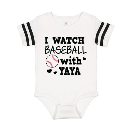Inktastic I Watch Baseball with My Yaya Gift Baby Boy or Baby Girl Bodysuit 
Inktastic I Watch Baseball with My Yaya Gift Baby Boy or Baby Girl Bodysuit