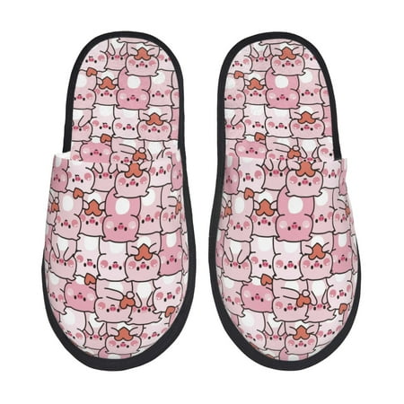 Honeii Kawaii Pig print Slippers Memory Foam House Bedroom Slippers for Women and Men Fuzzy Plush Comfy Faux Fur Lined Slide Shoes-Medium
Honeii Kawaii Pig print Slippers Memory Foam House Bedroom Slippers for Women and Men Fuzzy Plush Comfy Faux Fur Lined Slide Shoes-Medium