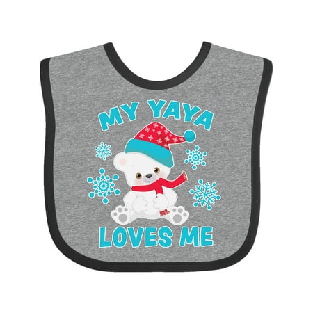 Inktastic Polar Bear My Yaya Loves Me in Santa Hat with Snowflakes Gift Baby Boy or Baby Girl Bib
Inktastic Polar Bear My Yaya Loves Me in Santa Hat with Snowflakes Gift Baby Boy or Baby Girl Bib