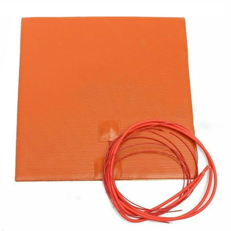 200W 12V 200x200mm Silicone Heater Pad For 3D Printer Heat Bed Heating Mat