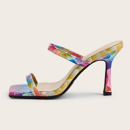〖Yilirongyumm〗 Multicolor 37 Sandals Women Casual Spring Fashion Women s High-Heeled And Sandals Colorful Summer Women s Sandals
〖Yilirongyumm〗 Multicolor 37 Sandals Women Casual Spring Fashion Women s High-Heeled And Sandals Colorful Summer Women s Sandals