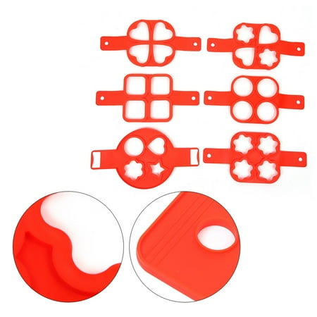 Silicone With Handle Egg Cooking Rings Egg Rings Mini Pancakes For Egg Muffins