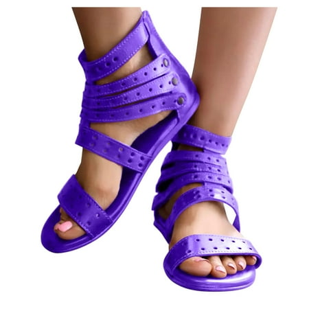 Aayomet Cute Sandals for Women Women s Casual Breathable Sandals Outdoor Lace-up Leisure Fashion Shoes Women s sandals Purple 8.5
Aayomet Cute Sandals for Women Women s Casual Breathable Sandals Outdoor Lace-up Leisure Fashion Shoes Women s sandals Purple 8.5