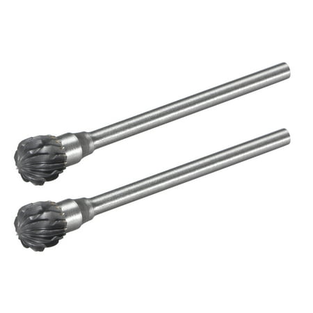 Carbide Burrs Double Cut Rotary Burrs File Ball Shape Cutting Burrs with 3/32 Shank 1/4 Head for Die Grinder Bits 2pcs
Carbide Burrs Double Cut Rotary Burrs File Ball Shape Cutting Burrs with 3/32 Shank 1/4 Head for Die Grinder Bits 2pcs