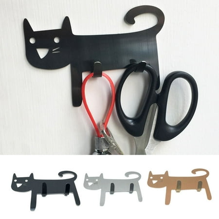 SPRING PARK Self-Adhesive Cat-Shaped Kitchen Bathroom Wall Door Stainless Steel Sticky Hook Hanger
SPRING PARK Self-Adhesive Cat-Shaped Kitchen Bathroom Wall Door Stainless Steel Sticky Hook Hanger