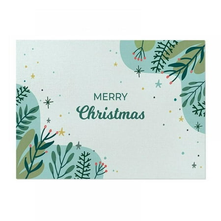 JANDEL Christmas Placemats for Dining Table Cotton Linen Insulation Decor for Kitchen Table Easy to Clean PVC Place Mats for Dinning Office
JANDEL Christmas Placemats for Dining Table Cotton Linen Insulation Decor for Kitchen Table Easy to Clean PVC Place Mats for Dinning Office