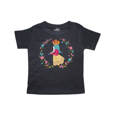 Inktastic Boho Girl With Guitar Bohemian Flower Wreath Gift Toddler Toddler Girl T-Shirt
Inktastic Boho Girl With Guitar Bohemian Flower Wreath Gift Toddler Toddler Girl T-Shirt