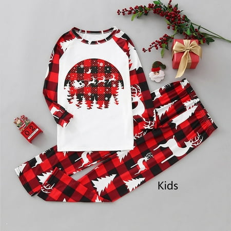 LINMOUA Children s Children Christmas Plaid Print Family Matching Long-Sleeved Top + Pants Set
LINMOUA Children s Children Christmas Plaid Print Family Matching Long-Sleeved Top + Pants Set