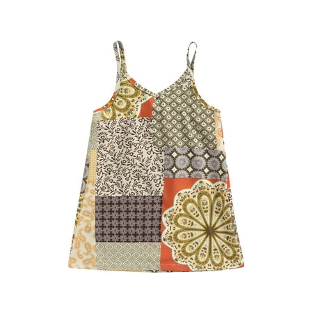 Canrulo Toddler Baby Girl Casual Dress Boho Pattern Printed V Neck Straight Sling Dresses Holiday Beachwear Clothes Orange 1-2 Years
Canrulo Toddler Baby Girl Casual Dress Boho Pattern Printed V Neck Straight Sling Dresses Holiday Beachwear Clothes Orange 1-2 Years