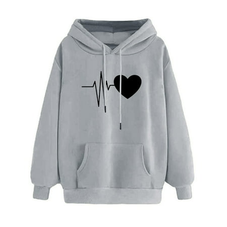 Simplmasygenix Hoodies for Women Plus Size Women s Autumn Winter Hoodie Sweatshirt Pullover Tops Long Sleeved Comfortable
Simplmasygenix Hoodies for Women Plus Size Women s Autumn Winter Hoodie Sweatshirt Pullover Tops Long Sleeved Comfortable