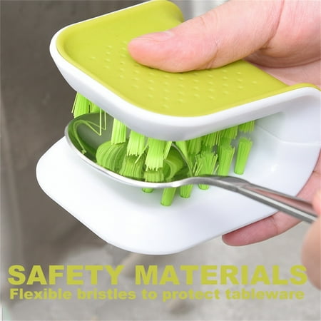 ReTeiv U-Shaped Kitchen Cleaning Brush Knife Cutlery Cleaner Cleaning Hand Brush Double-Sided Non-Slip And Easy To Store Cleaning Brush
ReTeiv U-Shaped Kitchen Cleaning Brush Knife Cutlery Cleaner Cleaning Hand Brush Double-Sided Non-Slip And Easy To Store Cleaning Brush