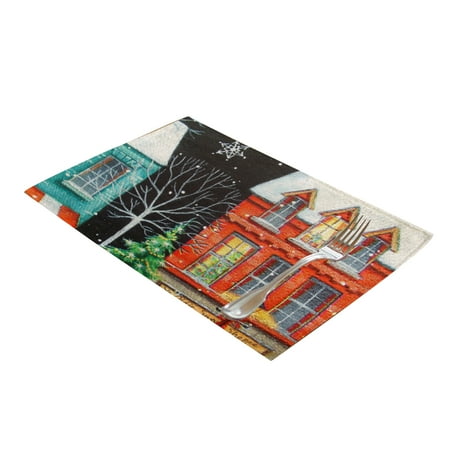 Sofullue Christmas Placemat Xmas Snowman Cotton Linen Mat Waterproof Table Mat Dish Coffee Cup Coaster Heat Insulation Mat
Sofullue Christmas Placemat Xmas Snowman Cotton Linen Mat Waterproof Table Mat Dish Coffee Cup Coaster Heat Insulation Mat