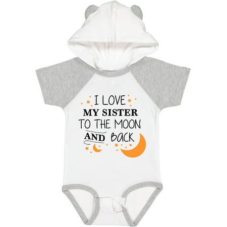 Inktastic I Love My Sister to the Moon and Back Gift Baby Boy or Baby Girl Bodysuit
Inktastic I Love My Sister to the Moon and Back Gift Baby Boy or Baby Girl Bodysuit