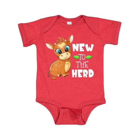Inktastic New to the Herd Cute Brown Cow with Blue Eyes Gift Baby Boy or Baby Girl Bodysuit
Inktastic New to the Herd Cute Brown Cow with Blue Eyes Gift Baby Boy or Baby Girl Bodysuit