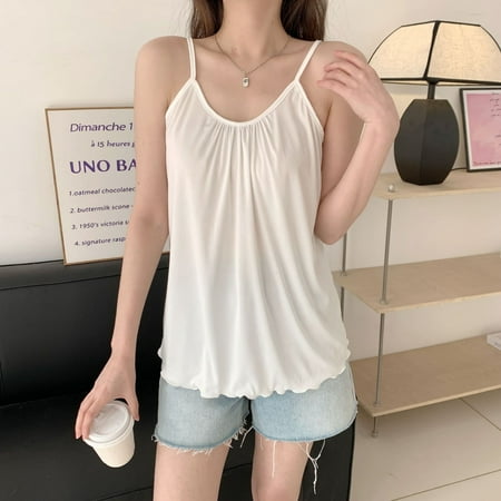 Aayomet Tops for Women Casual Spring Women s Solid Round Neck Suspender Loose Vest Pajama Pullover Tank Top White XXL
Aayomet Tops for Women Casual Spring Women s Solid Round Neck Suspender Loose Vest Pajama Pullover Tank Top White XXL