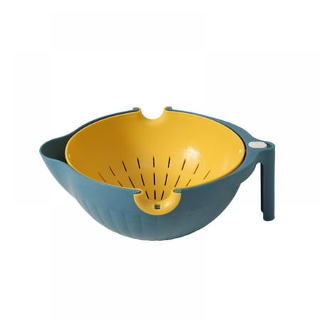 Multifunctional Double Draining Basket Kitchen Rotatable Wash Basin For Fruit And Vegetable Washing
Multifunctional Double Draining Basket Kitchen Rotatable Wash Basin For Fruit And Vegetable Washing