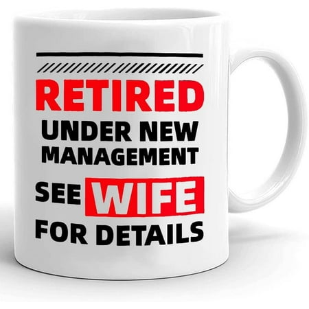 Retired Under New Management Coffee Mug Retirement Mug Retired 2022 Retirement Birthday Christmas Gifts For Dad Mom Him Her Friend Family From Kids
Retired Under New Management Coffee Mug Retirement Mug Retired 2022 Retirement Birthday Christmas Gifts For Dad Mom Him Her Friend Family From Kids