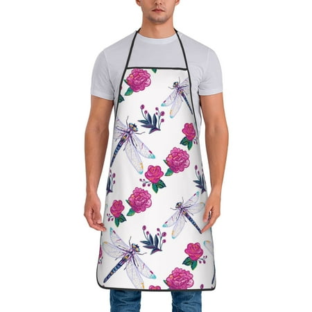 Adjustable Bib Apron - Purple Carnation Dragonfly Waterdrop Resistant Cooking Apron Kitchen Aprons for Men Women
Adjustable Bib Apron - Purple Carnation Dragonfly Waterdrop Resistant Cooking Apron Kitchen Aprons for Men Women