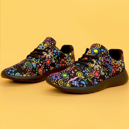 Women‘s Mexican Flower Pattern Lightweight Sneakers Lace-Up Running Shoes Casual & Stylish Shoes Women‘s Footwear
Women‘s Mexican Flower Pattern Lightweight Sneakers Lace-Up Running Shoes Casual & Stylish Shoes Women‘s Footwear