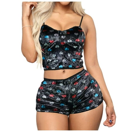 Miarhb scrubs for women sets Womens Velvet 2 Pieces Romper Outfit Sleeveless Crop Top Camisole + Shorts D/L
Miarhb scrubs for women sets Womens Velvet 2 Pieces Romper Outfit Sleeveless Crop Top Camisole + Shorts D/L