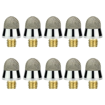 10Pcs M5 External Thread 6.4mm Electroplated Capacitive Pen Replacement Tips