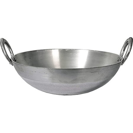 Silver Aluminium Kadhai 14 Liters - Premium Range Of Aluminum Kadhai Deep Kadai | Non Induction Kadai | Non Stick Kadai | Deep Cooking
Silver Aluminium Kadhai 14 Liters - Premium Range Of Aluminum Kadhai Deep Kadai | Non Induction Kadai | Non Stick Kadai | Deep Cooking
