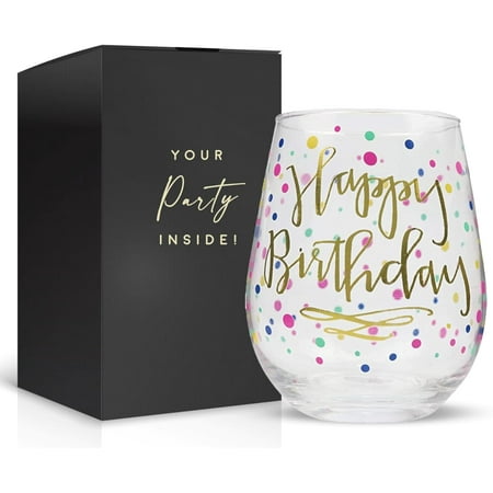Happy Birthday 22Oz Stemless Wine Glass Happy Birthday Wine Glass With Print Perfect Birthday Glass Happy Birthday Wine Glasses For Women Birthday Cup
Happy Birthday 22Oz Stemless Wine Glass Happy Birthday Wine Glass With Print Perfect Birthday Glass Happy Birthday Wine Glasses For Women Birthday Cup