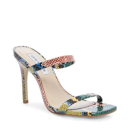 Steve Madden Michelle Heeled Sandal Multi Snake Open Toe Square High Heel Mule (918 5)
Steve Madden Michelle Heeled Sandal Multi Snake Open Toe Square High Heel Mule (918 5)