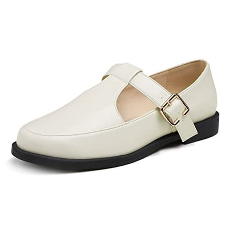 Feversole Women s Fashion Trim Deco Loafer Flats Beige Vegan Leather Mary Jane Buckle Size 8.5 M US
Feversole Women s Fashion Trim Deco Loafer Flats Beige Vegan Leather Mary Jane Buckle Size 8.5 M US