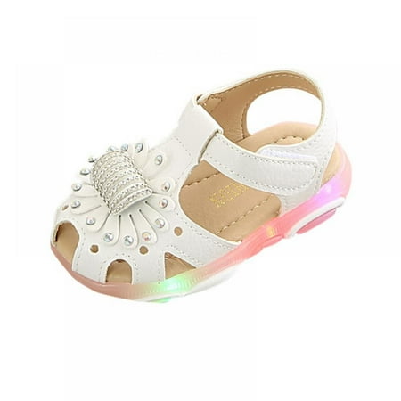ZDMATHE Led Lights Sandals Baby Girls Sandals Summer Flowers Princess Shoes Non-Slip Soft First Walk Newborn Sneakers Beach Shoes
ZDMATHE Led Lights Sandals Baby Girls Sandals Summer Flowers Princess Shoes Non-Slip Soft First Walk Newborn Sneakers Beach Shoes