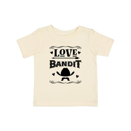 Inktastic Valentines Day Boys Love Bandit Gift Baby Boy T-Shirt