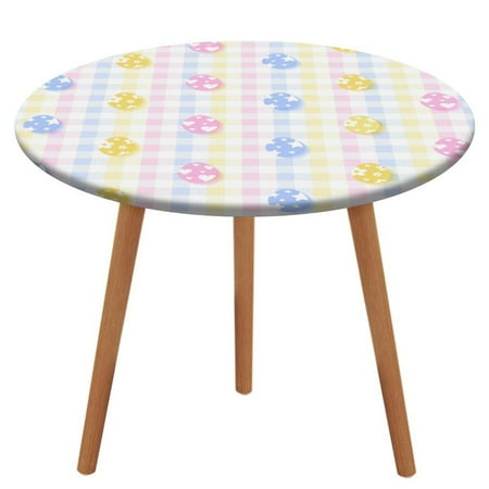 Bybiment Round Fitted Tablecloth with Elastic Edge Pastel Rainbow Pink Blue Yellow Decorative Tablecloth Table Cover 47 Inch
Bybiment Round Fitted Tablecloth with Elastic Edge Pastel Rainbow Pink Blue Yellow Decorative Tablecloth Table Cover 47 Inch