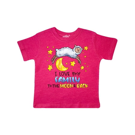 Inktastic I Love my Family to the Moon and Back Cute Sheep Gift Toddler Boy or Toddler Girl T-Shirt
Inktastic I Love my Family to the Moon and Back Cute Sheep Gift Toddler Boy or Toddler Girl T-Shirt