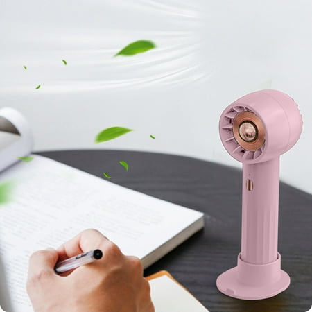 

Clearance Items! WQQZJJ Household Essentials Handheld Fan Portable Cooling Fan With Base Three Speeds Cooling Fan Strong Wind Quiet Operation Work Fan For Home Bedroom Office Desk Outdoor Travel Gifts
