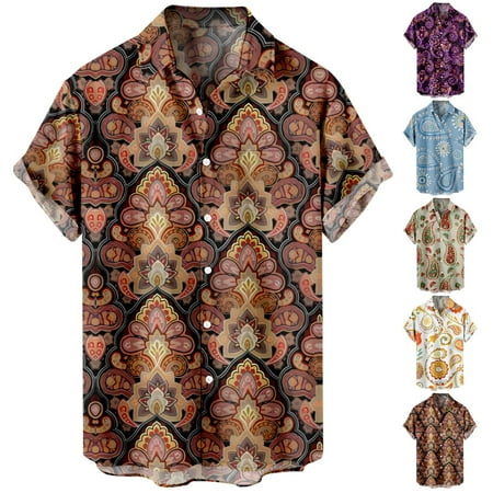 Men s and Big Men s Casual Short Sleeve Shirt & Top Tropical Polyester Blouses Sizes Kids-Adult Unisex
Men s and Big Men s Casual Short Sleeve Shirt & Top Tropical Polyester Blouses Sizes Kids-Adult Unisex