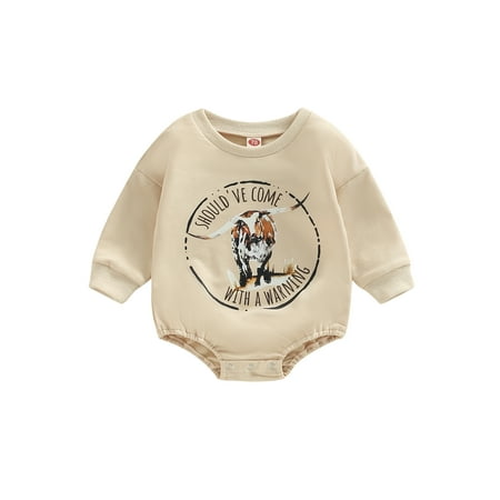 Arvbitana 0 3 6 12 18 24 Months Newborn Infant Baby Girl Sweatshirt Romper Cow Print Long Sleeve Bodysuit Western Baby Fall Clothes Jumpsuit
Arvbitana 0 3 6 12 18 24 Months Newborn Infant Baby Girl Sweatshirt Romper Cow Print Long Sleeve Bodysuit Western Baby Fall Clothes Jumpsuit