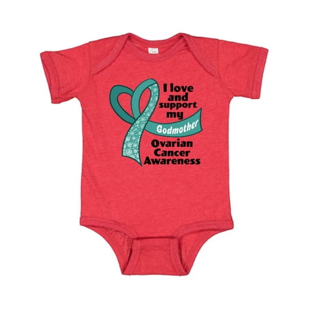 Inktastic Ovarian Cancer Awareness I Love and Support My Godmother Gift Baby Boy or Baby Girl Bodysuit
Inktastic Ovarian Cancer Awareness I Love and Support My Godmother Gift Baby Boy or Baby Girl Bodysuit