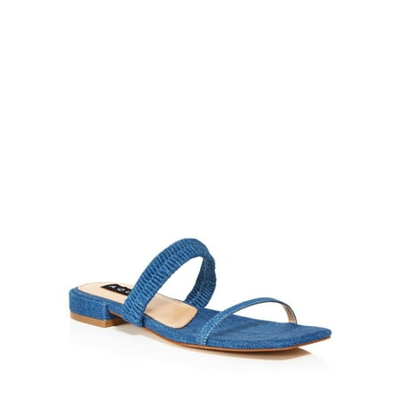AQUA Womens Blue Cushioned Stretch Livi Square Toe Block Heel Slip On Slide Sandals 7 M
AQUA Womens Blue Cushioned Stretch Livi Square Toe Block Heel Slip On Slide Sandals 7 M