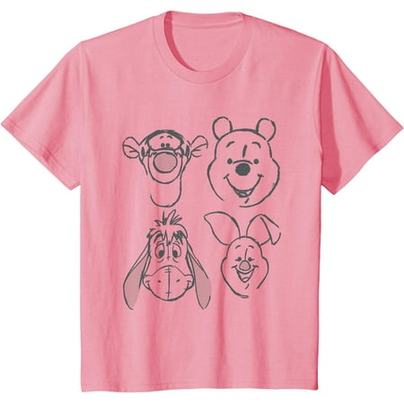 Winnie The Pooh and Friends Sketch Youth T-Shirt for Boy Girl Kids Toddler Light Pink Color Size 2T
Winnie The Pooh and Friends Sketch Youth T-Shirt for Boy Girl Kids Toddler Light Pink Color Size 2T