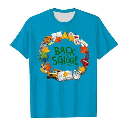 XNHOU Toddler Boys Girls Short Sleeve Tees Summer Back To School Printed Cartoon Style Shirts Top Casual Clothes 11-12 Years
XNHOU Toddler Boys Girls Short Sleeve Tees Summer Back To School Printed Cartoon Style Shirts Top Casual Clothes 11-12 Years