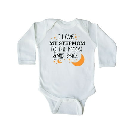 Inktastic I Love My Stepmom To The Moon and Back Gift Baby Boy or Baby Girl Long Sleeve Bodysuit
Inktastic I Love My Stepmom To The Moon and Back Gift Baby Boy or Baby Girl Long Sleeve Bodysuit