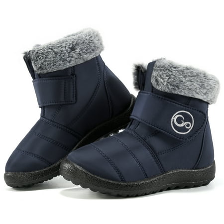 Boys Girls Boots Winter Boot Faux Fur Lined Toddler Snow Boots Non Slip Waterproof Ankle Booties Convenient Little Kids Hook and Loop Outdoor Walking Hiking Shoes
Boys Girls Boots Winter Boot Faux Fur Lined Toddler Snow Boots Non Slip Waterproof Ankle Booties Convenient Little Kids Hook and Loop Outdoor Walking Hiking Shoes