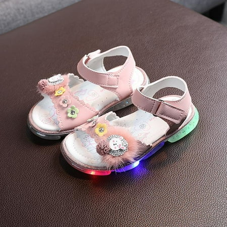 Girls LED light sandals summer new Korean children s lovely plush rabbit beach shoes luminous pink 20 1
Girls LED light sandals summer new Korean children s lovely plush rabbit beach shoes luminous pink 20 1