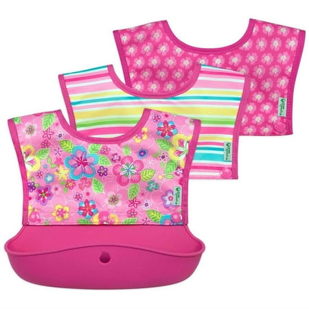 I-Play Green Spouts Snap & Go Long Sleeve Bib Pink Flower Field Size 6-18M
I-Play Green Spouts Snap & Go Long Sleeve Bib Pink Flower Field Size 6-18M