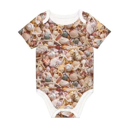Matuu Colorful Seashells for Baby Short-Sleeve Bodysuit Soft Cotton Comfortable and Breathable Perfect for Newborns and Infants
Matuu Colorful Seashells for Baby Short-Sleeve Bodysuit Soft Cotton Comfortable and Breathable Perfect for Newborns and Infants